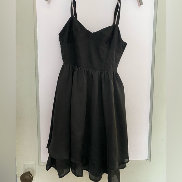 black mini dress corset top - Picture 1 of 6